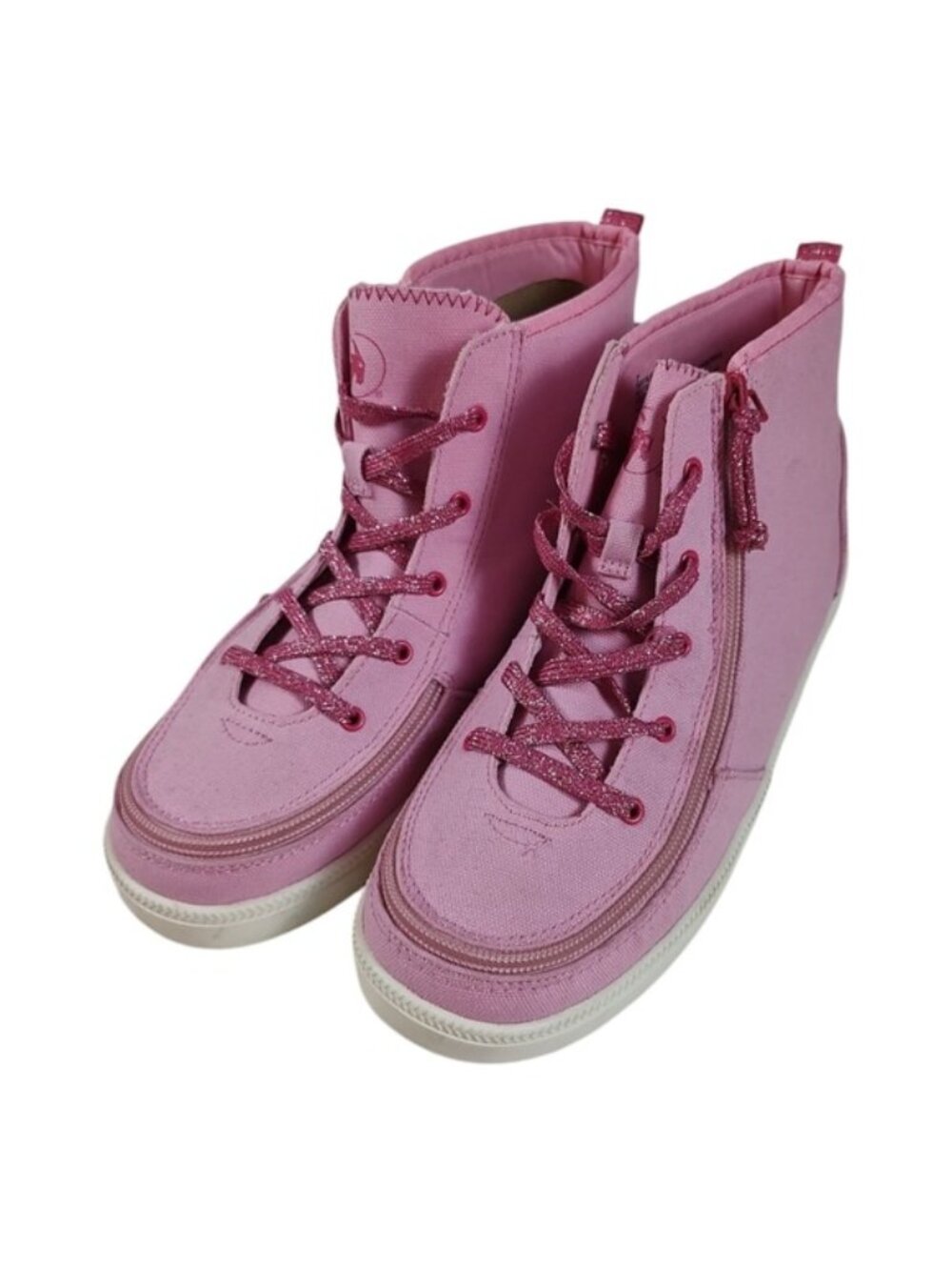 Billy Haring Essential Hi Top Pink Adaptive Sneakers Big Kids 7